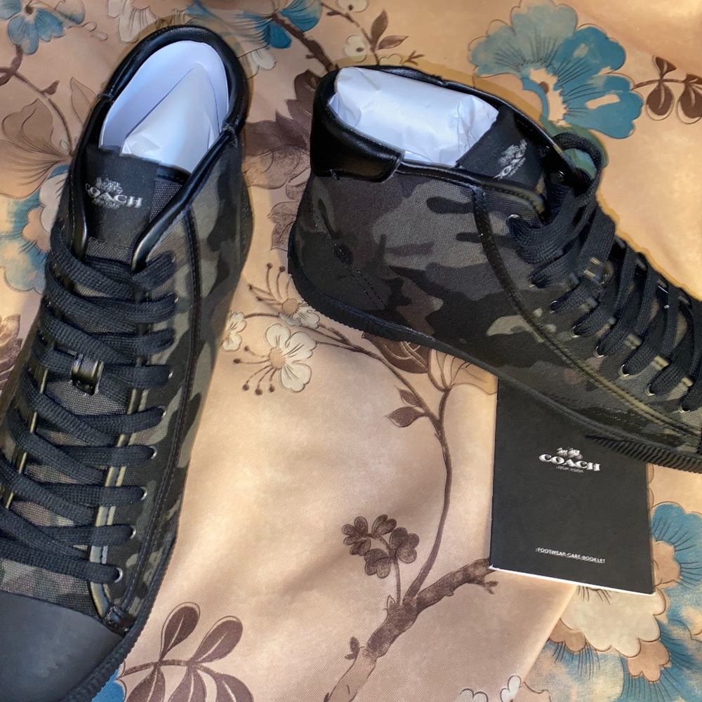Men’s Coach Camo Hi Top Sneaker